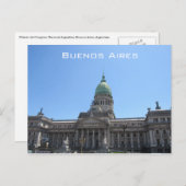 congreso buenos aires briefkaart (Voorkant / Achterkant)