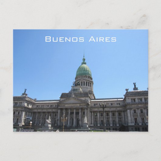 congreso buenos aires briefkaart (Voorkant)