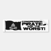 Congrespiraten Bumpersticker (Voorkant)