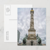Congress Column, Brussel, België Briefkaart (Voorkant / Achterkant)
