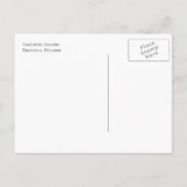 Congress Column, Brussel, België Briefkaart (Achterkant)