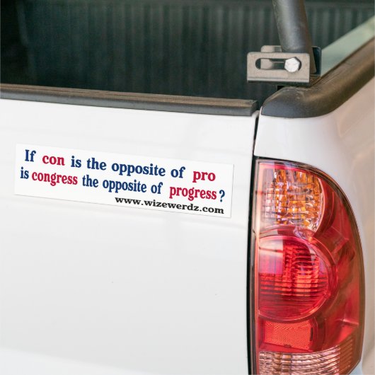 Congress-light-11x3 Bumpersticker (Op Truck)