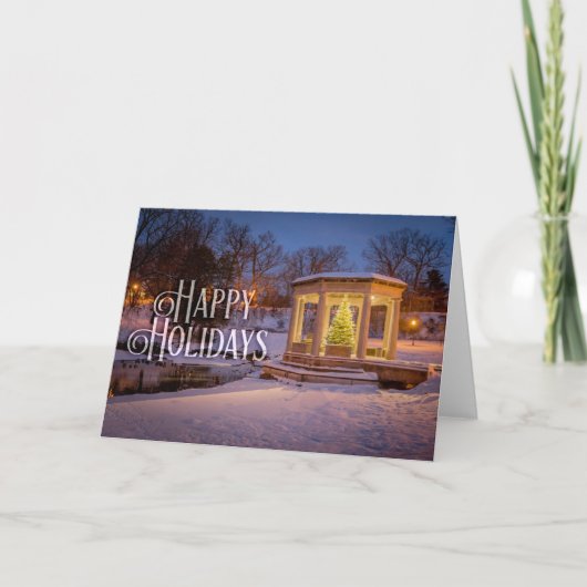 Congress Park Holiday Card Kaart (Voorkant)