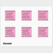 Congressional Pink Slip-stickers Ronde Sticker (Vel)