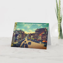  Congresstraat, Portsmouth, NH Foto Bedankkaart