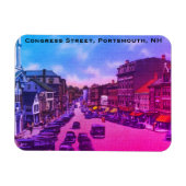  Congresstraat, Portsmouth, NH Foto Magneet (Horizontaal)
