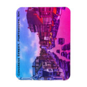 Congresstraat, Portsmouth, NH Foto Magneet (Verticaal)