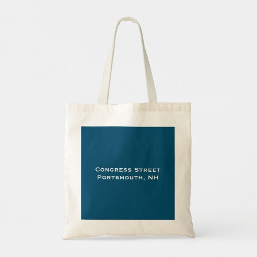  Congresstraat, Portsmouth, NH Foto Tote Bag (Achterkant)
