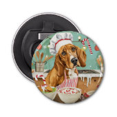 Conhound Holiday Baking: Feestelijke Kerst Button Flesopener (Voorkant)