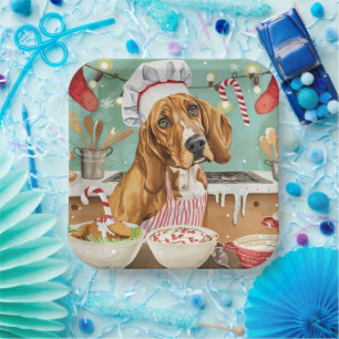 Conhound Holiday Baking: Feestelijke Kerst Papieren Bordje
