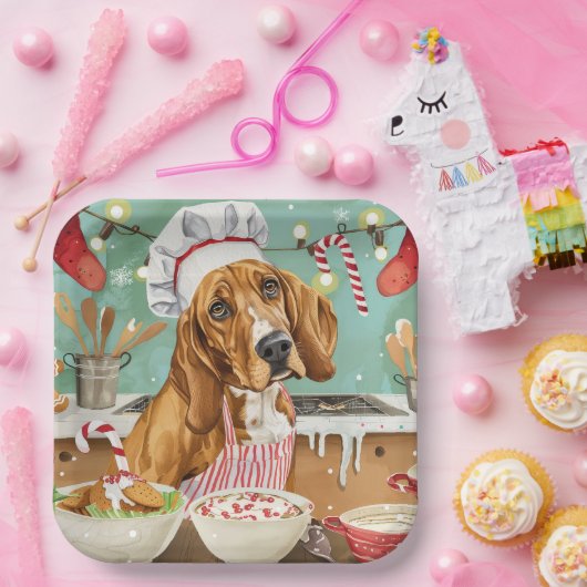 Conhound Holiday Baking: Feestelijke Kerst Papieren Bordje (Feest)