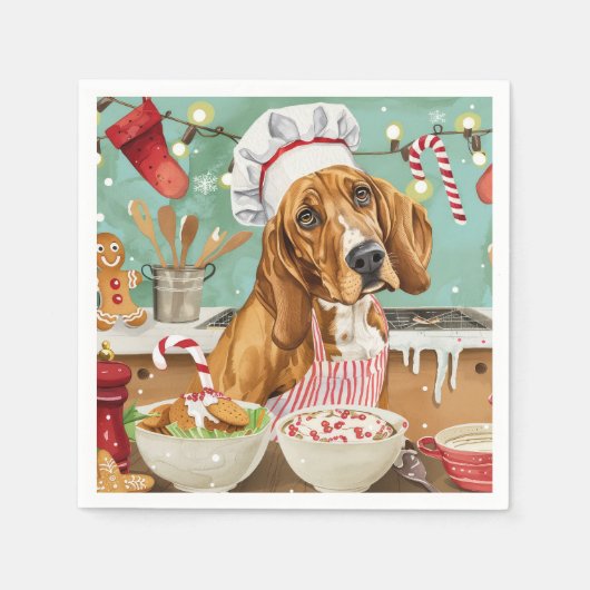 Conhound Holiday Baking: Feestelijke Kerst Servet (Voorkant)