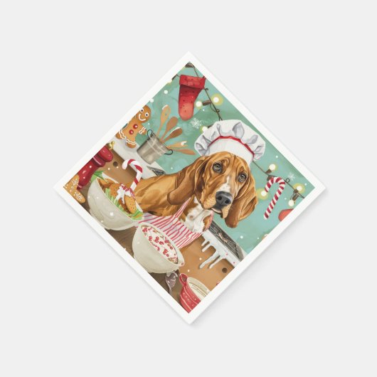 Conhound Holiday Baking: Feestelijke Kerst Servet (Hoek)