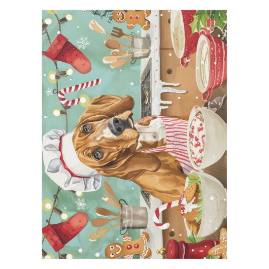 Conhound Holiday Baking: Feestelijke Kerst Tafelkleed (Voorkant)