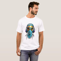 Conic DJ Mask Logo T-Shirt