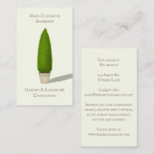 Conical Topiary Charming Nostalgische Style Visitekaartje (Voorkant / Achterkant)