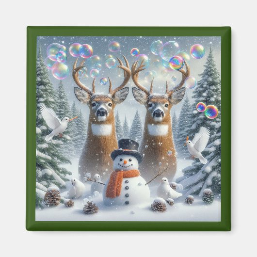 Conifer Blizzard Magnet (Voorkant)