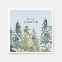 Conifer, pijnboom, Evergreen Servet