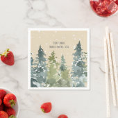 Conifer, pijnboom, Evergreen Servet (Insitu)