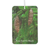 Coniferonen en naalden luchtverfrisser (Voorkant)