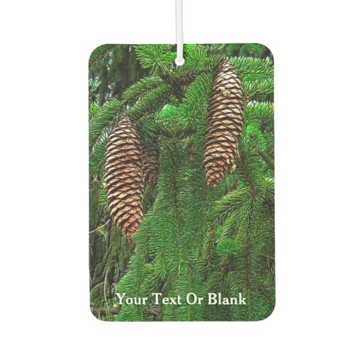 Coniferonen en naalden luchtverfrisser (Voorkant)