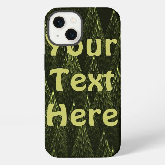 Conifers iPhone Hoesje (Achterkant)