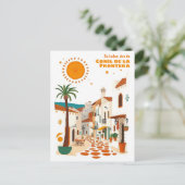 Conil de la Frontera Spanje witte stad Briefkaart (Staand voorkant)