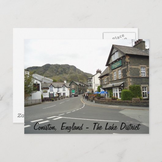 Coniston, Engeland Briefkaart (Voorkant / Achterkant)