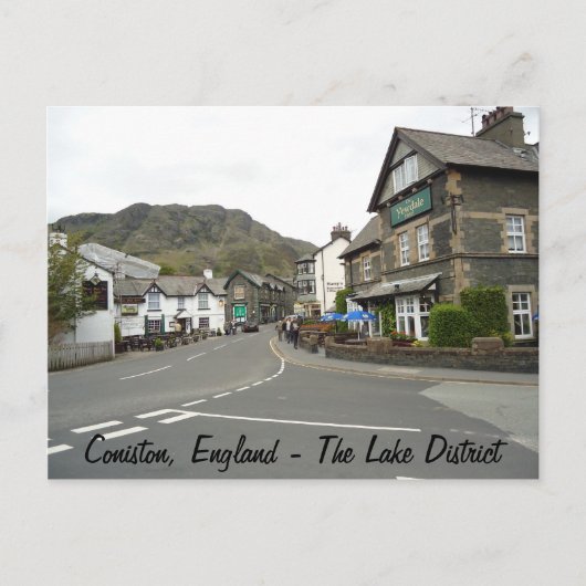 Coniston, Engeland Briefkaart (Voorkant)