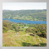 Coniston Water Briefkaart Cushion Poster (Voorkant)