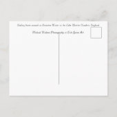 Coniston Water Cumbria England Briefkaart (Achterkant)