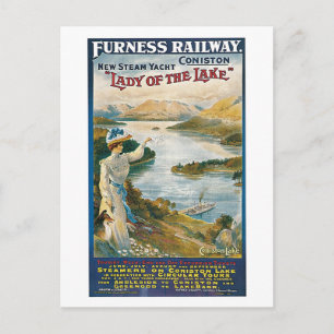 Coniston Water, Furness rail reist en Briefkaart