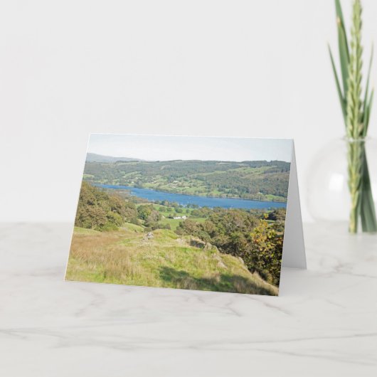 Coniston Water Hartelijk dank Bedankkaart (Voorkant)