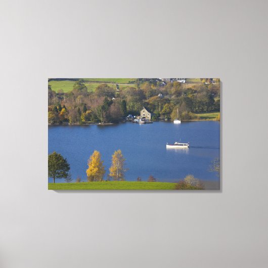 Coniston Water, Lake District, Cumbria, Engeland Canvas Afdruk (Voorkant)