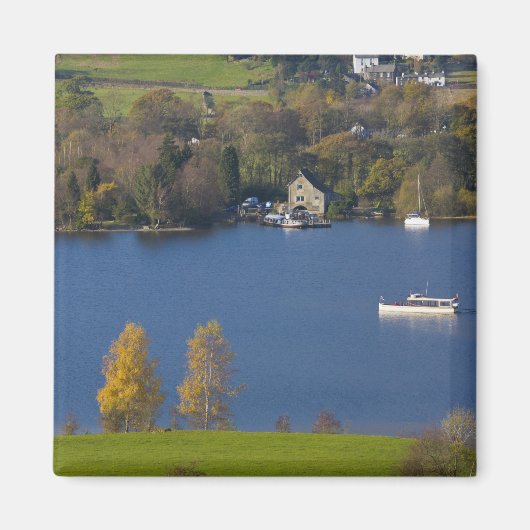Coniston Water, Lake District, Cumbria, Engeland Magneet (Voorkant)