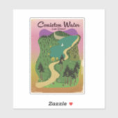 Coniston Water Lake District Sticker (Vel)