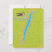 Coniston Water, meer district, Engelstalige kaart (Voorkant)