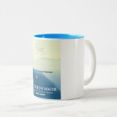 Coniston Water, merendistrict, Engeland Tweekleurige Koffiemok (Voorkant rechts)