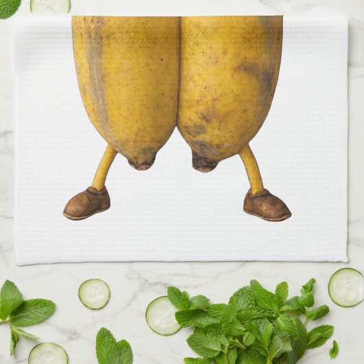 Conjoined Bananas Comedy Duo Theedoek (Gevouwen)