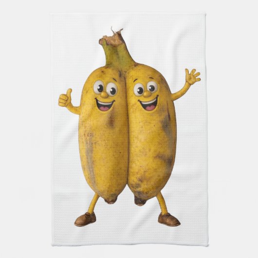 Conjoined Bananas Comedy Duo Theedoek (Verticaal)