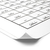 conjugaties van de tien maatregelen poster (Hoek)