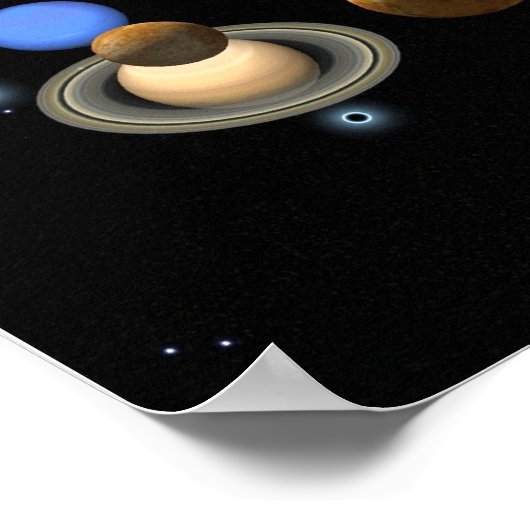 Conjunction of Planets Photograph Poster (Hoek)