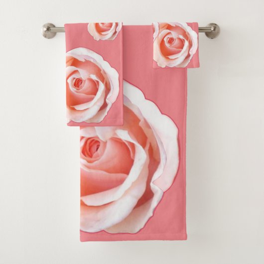 CONJUNTO DE TOALHAS COM ROSAS BAD HANDDOEK (Insitu)