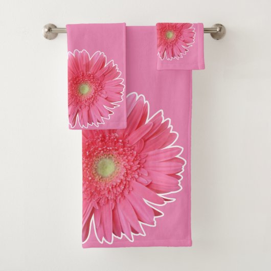 CONJUNTO DE TOALHAS FLOR  BAD HANDDOEK (Insitu)