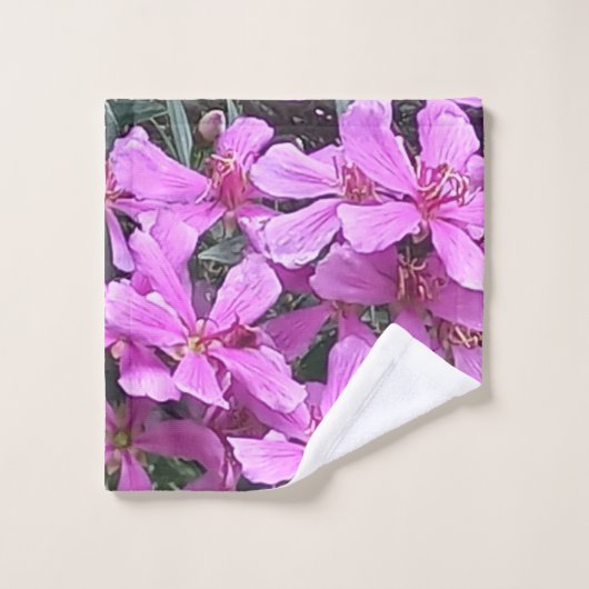 CONJUNTO DE TOALHAS FLORES BAD HANDDOEK (Wasdoekje)