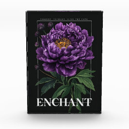 Conjure Enchant Bless the Path Purple Peony  Fotoblokken