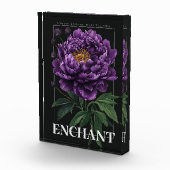 Conjure Enchant Bless the Path Purple Peony  Fotoblokken (Rechts)