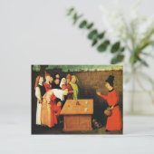 Conjuror van Hieronymus Bosch Briefkaart (Staand voorkant)