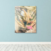 Conk Shell Arrangement 16" x 20" Canvas Afdruk (Insitu (Houten vloer))