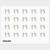 Conkers spelen ronde sticker (Vel)